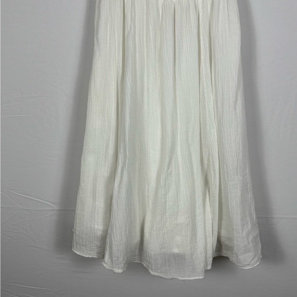 Maeve Anthropologie White Ivory Summer Flowy Boho Dress- Size 6 - Picture 3 of 11
